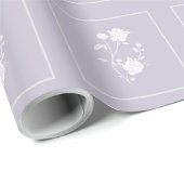 Lavender Roos Weddenschap Cadeaupapier (Rol Hoek)