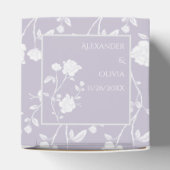 Lavender Roos Wedding Favor Box Bedankdoosjes (Bovenkant)