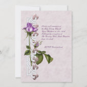 Lavender Roos Wedding Suite Kaart (Achterkant)