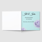 Lavender Rose Wedding Guest Book Gastenboek (Volledig)