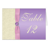 Lavender, Roze en de Kaart van het Aantal van de L (Voorkant Horizontaal)