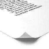 Lavender Rozen 20 Table Boho Wedding Seating Chart Poster (Hoek)