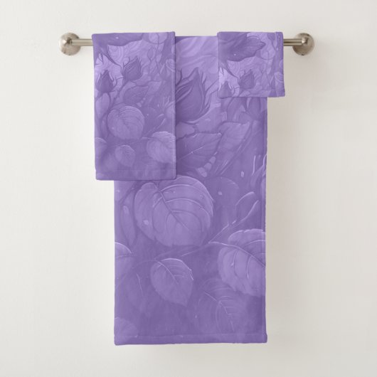 Lavender Rozen Bad Handdoek (Insitu)