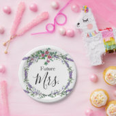 Lavender, Rozen, Eucalyptus Future Mrs. Papieren Bordje (Feest)