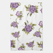 Lavender Rozen Shabby Chic Theedoek (Verticaal)