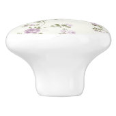 Lavender Rozen Shabby Dresser Drawer Knoopt Pulls Keramische Knop (Zijkant)