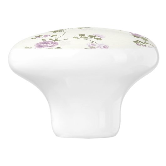 Lavender Rozen Shabby Dresser Drawer Knoopt Pulls Keramische Knop (Zijkant)
