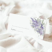 Lavender & Sage Green Floral Wedding Place Cards Plaatskaartje