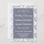 Lavender Sage Virtual Wedding Livestream Weddensch Kaart (Voorkant)