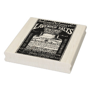 Lavender Salts Vintage en Rubber Art Stempel