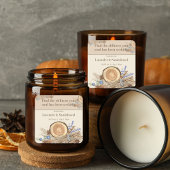 Lavender Sandalwood Quote Candle Label