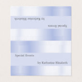 Lavender Satin look Minimale elegante Professional Visitekaartje (Buitenkant ongevouwen)