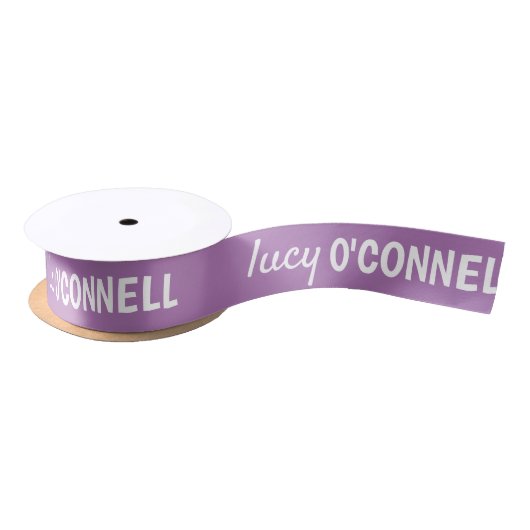 Lavender Satin Ribbon - Gepersonaliseerd lint (Spoel)
