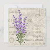 Lavender Save The Date (Achterkant)