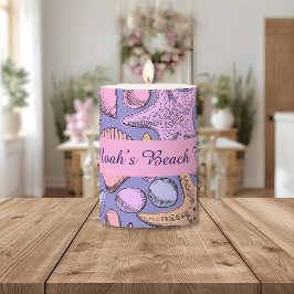 Lavender Seashell Personalized Coffee Mug Koffiemok