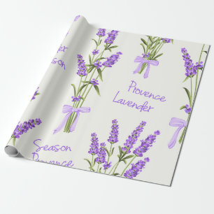 Lavender Season Wrapping Paper Roll Cadeaupapier