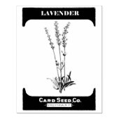  lavender Seed Packet Rubber Art Stempel (Afrduk)
