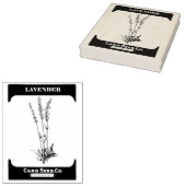  lavender Seed Packet Rubber Art Stempel (Gestempeld)