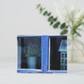 Lavender Shabby Chic Cottage Briefkaart (Staand voorkant)