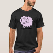 Lavender Sheep for children lamb for child animal  T-shirt (Voorkant)