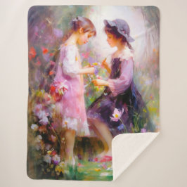 Lavender Sherpa Deken