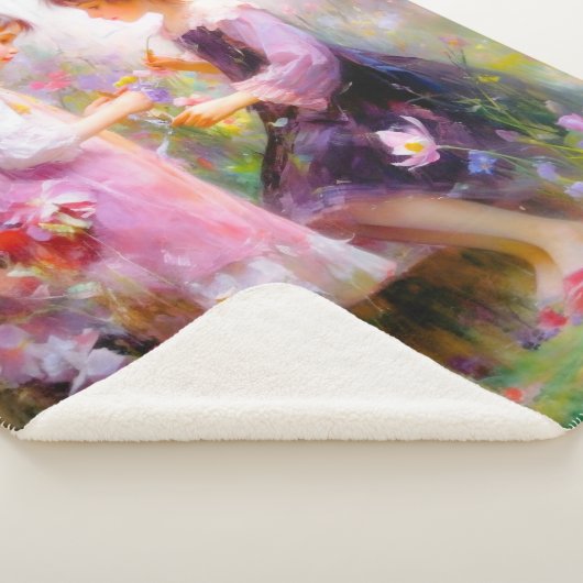 Lavender Sherpa Deken (3/4)