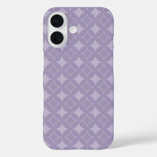 Lavender shippo-patroon iPhone 16 hoesje