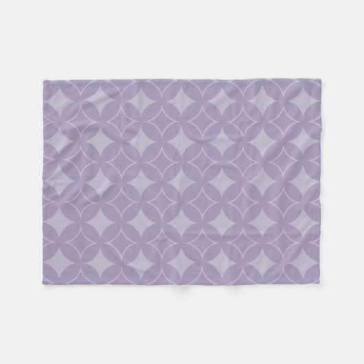 Lavender shippo-patroon fleece deken (Voorkant (Horizontaal))