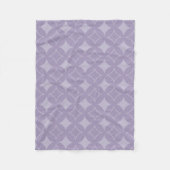 Lavender shippo-patroon fleece deken (Voorkant)
