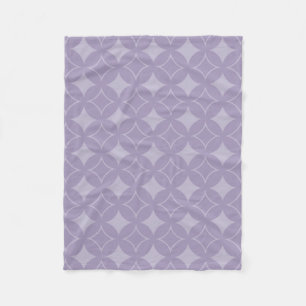 Lavender shippo-patroon fleece deken
