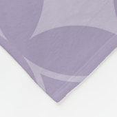 Lavender shippo-patroon fleece deken (Hoek)