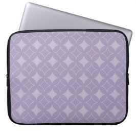 Lavender shippo-patroon laptop sleeve
