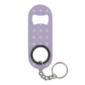 Lavender shippo-patroon mini flessenopener (Achterkant)