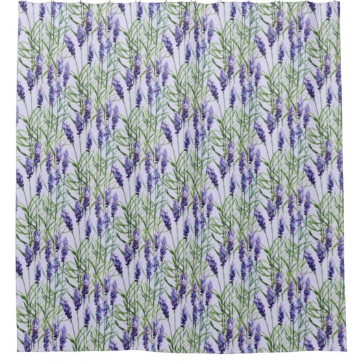 Lavender Shower Curtain Douchegordijn (Voorkant)