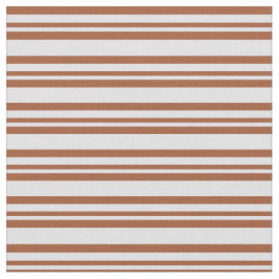 Lavender & Sienna gekleurd Lined/Striped Pattern Stof