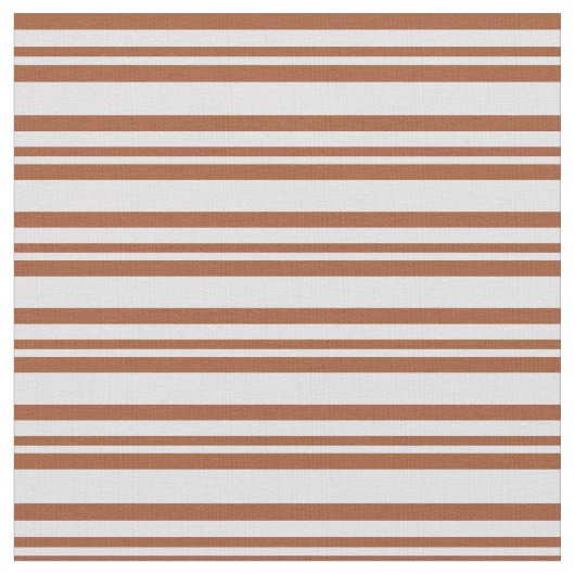 Lavender & Sienna gekleurd Lined/Striped Pattern Stof (Close Up)