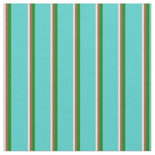 Lavender, Sienna, Green & Turquoise Lines Stof