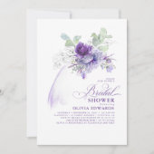 Lavender Silver Elegant Modern Boho Vrijgezellenfe Kaart (Voorkant)