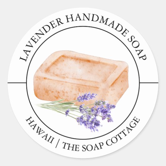 Lavender Soap label (Voorkant)