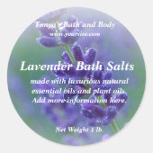 Lavender Soap Label (Voorkant)
