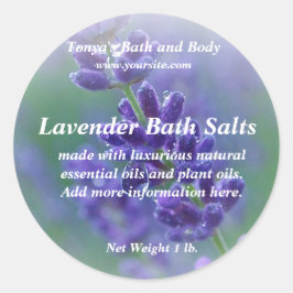 Lavender Soap Label