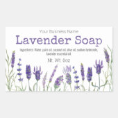 Lavender Soap Labels (Voorkant)