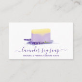 Lavender Soap Natural Spa Cosmetic Visitekaartje (Voorkant)