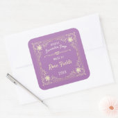 Lavender Soap Vierkante Sticker (Envelop)