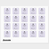 Lavender Sourdough Ingredient Cottage Sticker (Vel)