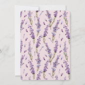 Lavender Sparen de kaart van de Datum (Achterkant)