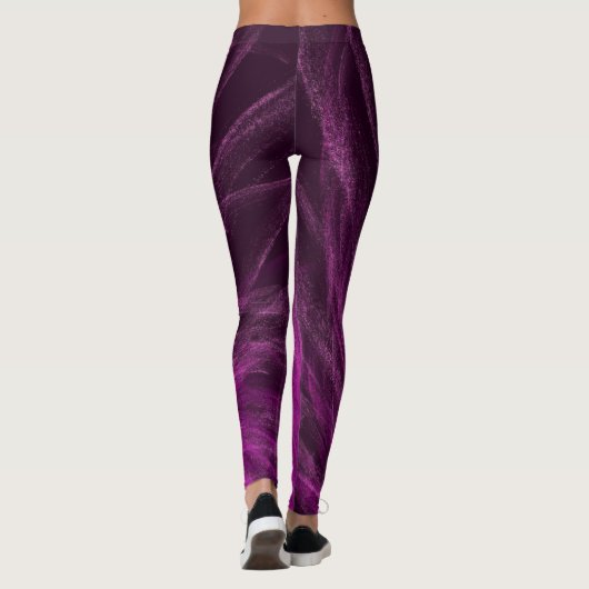 Lavender Spiral3 - Leggings (Achterkant)
