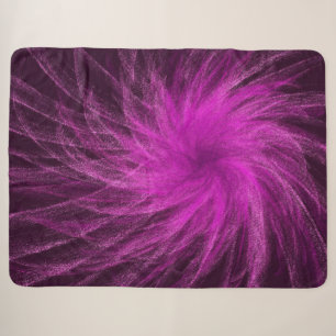 Lavender Spiral3 - Sherpa Blanket Deken