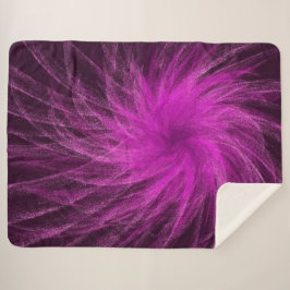 Lavender Spiral3 - Sherpa Blanket Sherpa Deken