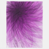 Lavender Spiral - Fleece Blanket (Voorkant)